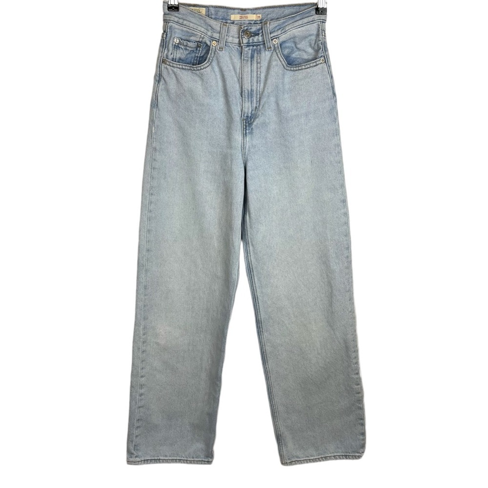Levi’s Premium High Loose Ample Haut Light Wash Jeans size 25